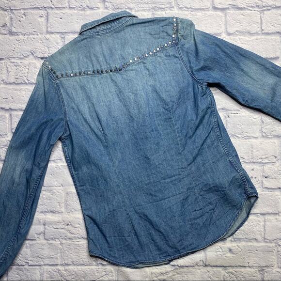 Gap 1969 Ranch Jean Button Down Denim Shirt - Picture 6 of 7